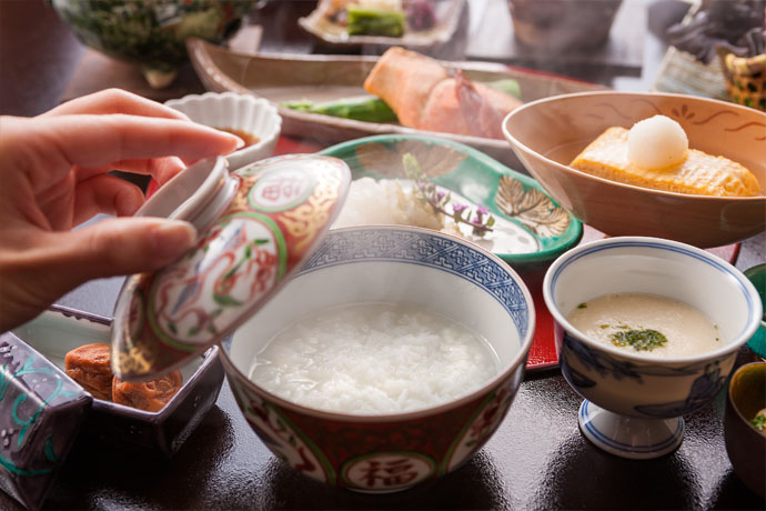 朝食膳：雅膳の朝食