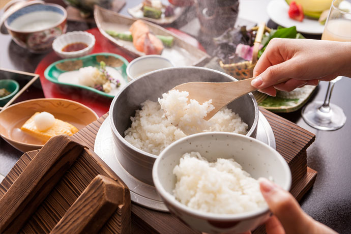 朝食膳：雅膳の朝食